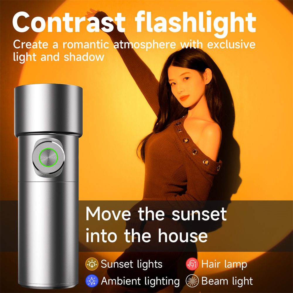 Photography Lighting System - NEW Photography Flashlight 4-Colors RGB LED