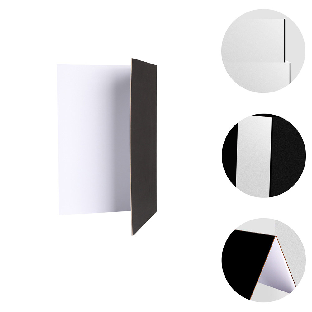 Photography Lighting Tool - Black White Collapsible Reflector Board Photography