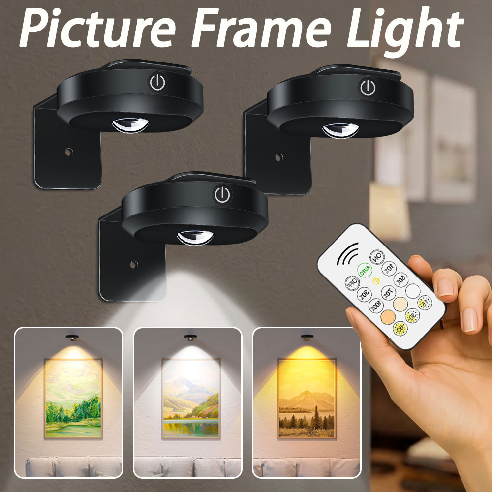 Photography Lighting Wall - 1200mAh RGB Rechargeable Puck Light Remote