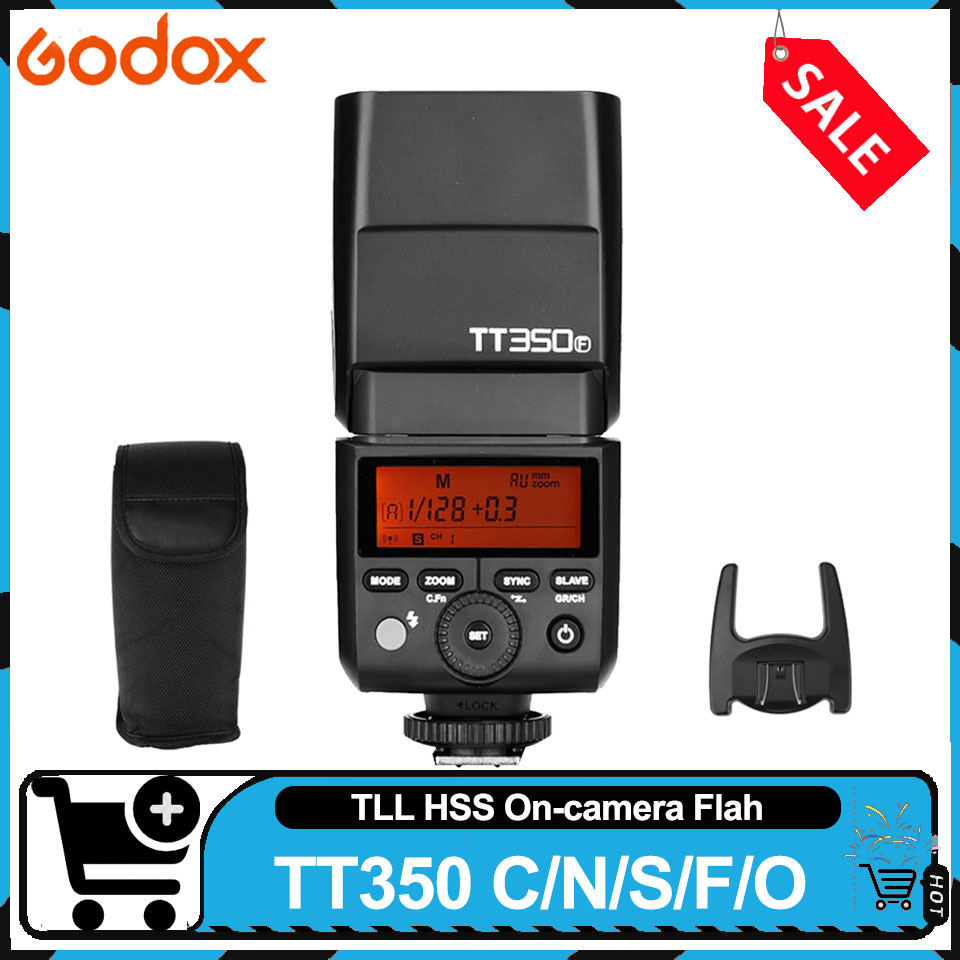 Godox Speedlite Flash - Godox TT350 C/N/S/F/O Mini TTL HSS