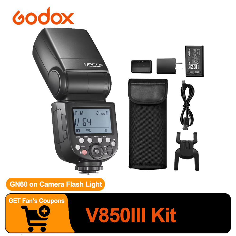 Photography Lighting Kit Godox - Godox V850III Kit Li-Ion Flash 76ws