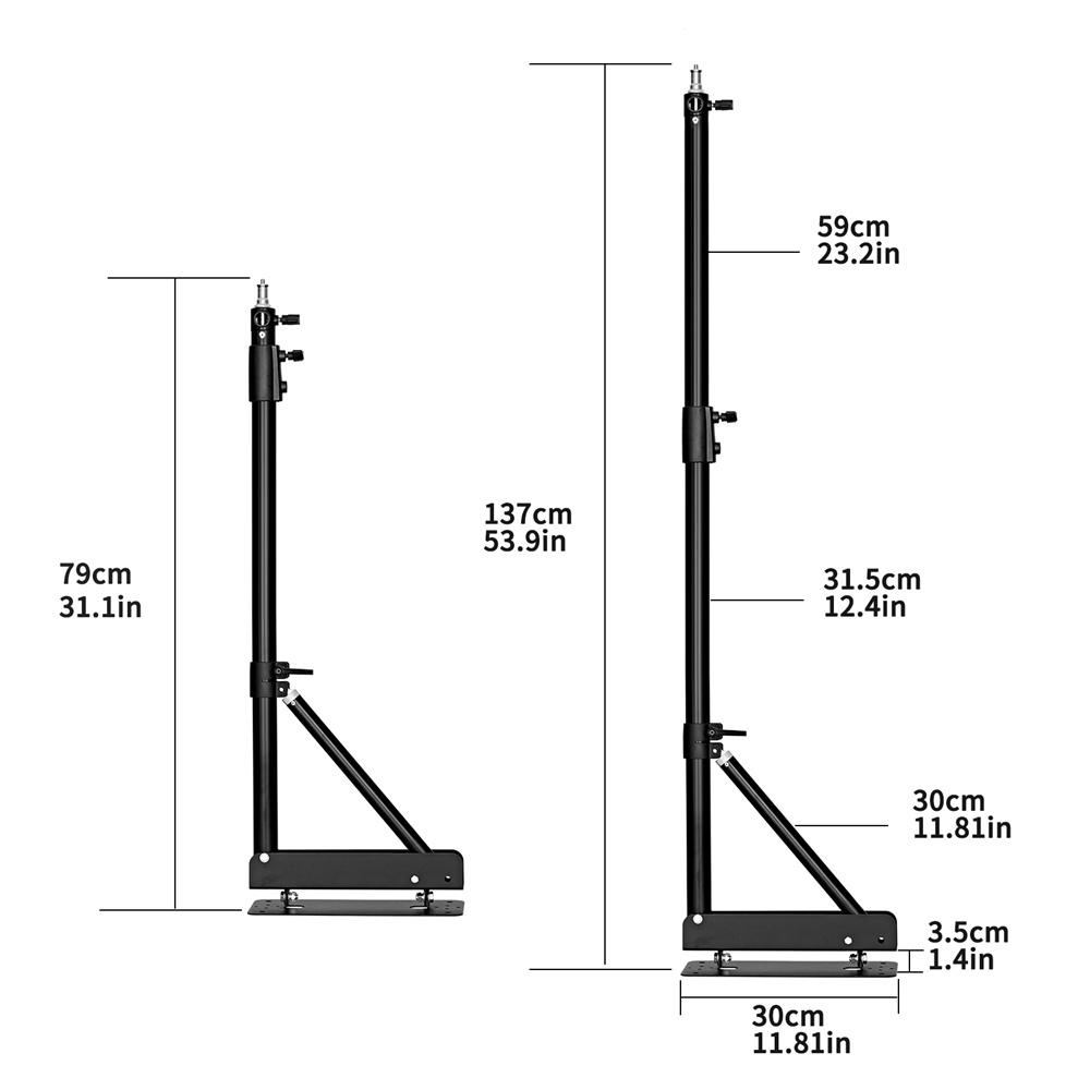 100/135/ 170cm Wall Mounting T - Photography Lighting System review and price