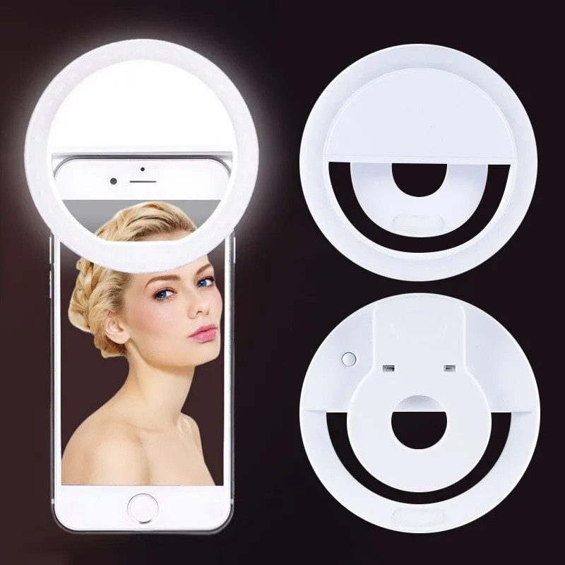 USB Rechargeable LED Selfie Ri - Photography Lighting Tool review and price