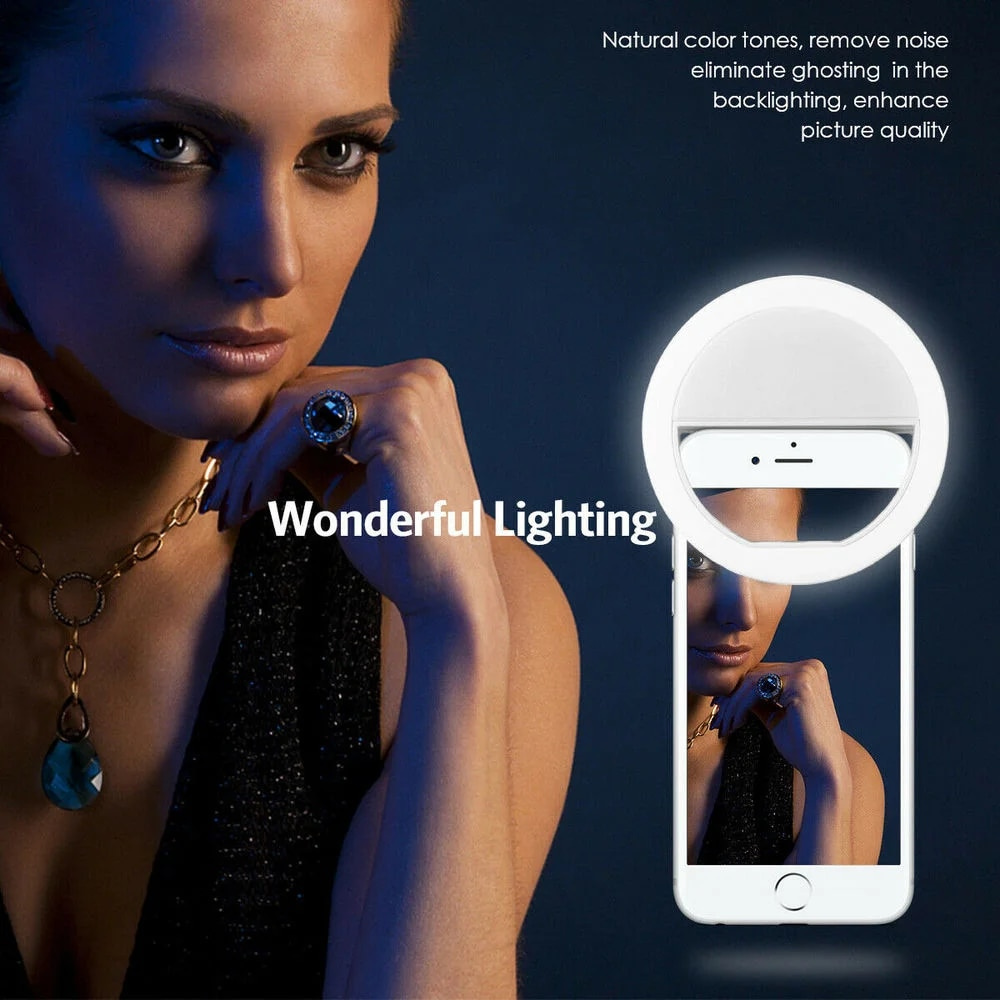 LED Selfie Fill Light USB Char - Photography Lighting Effects review and price