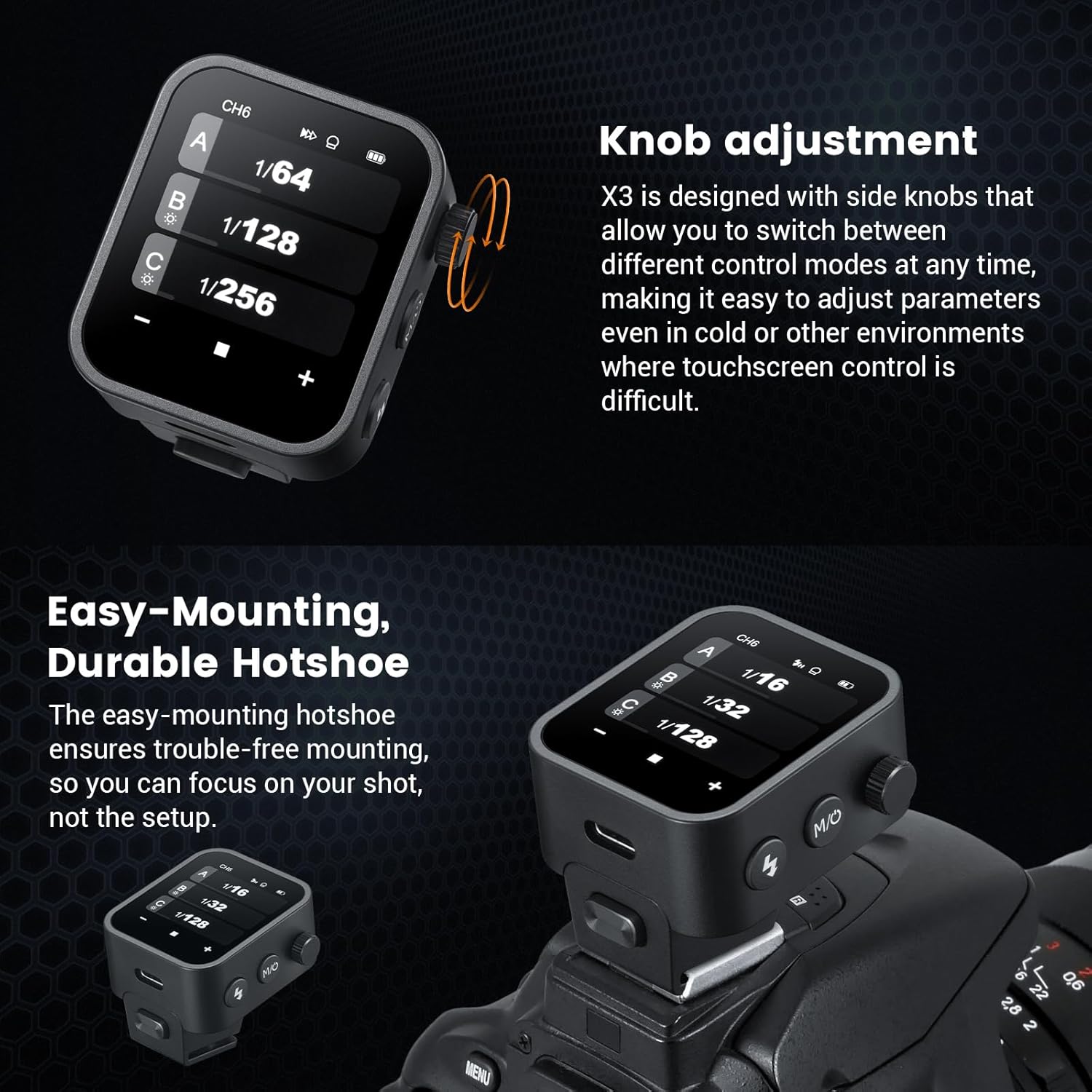 Godox X3C X3N X3S X3F X3O TTL  - Godox Speedlite Flash review and price