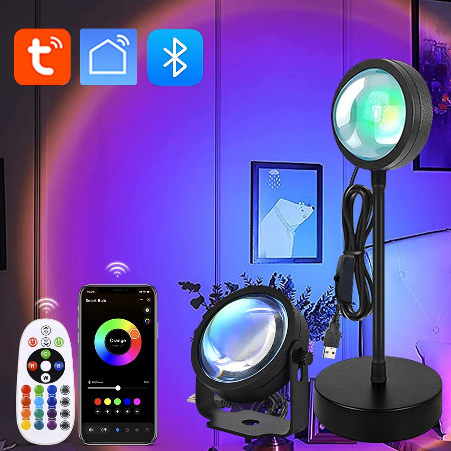 Tuya Smart Sunset Projector La - Photography Lighting Mood review and price