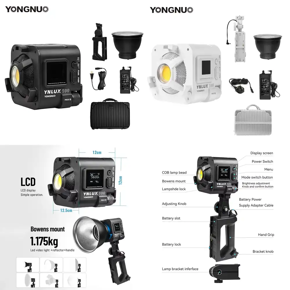 YONGNUO YNLUX100 100W 3200K-56 - Lighting In Photography Studio review and price