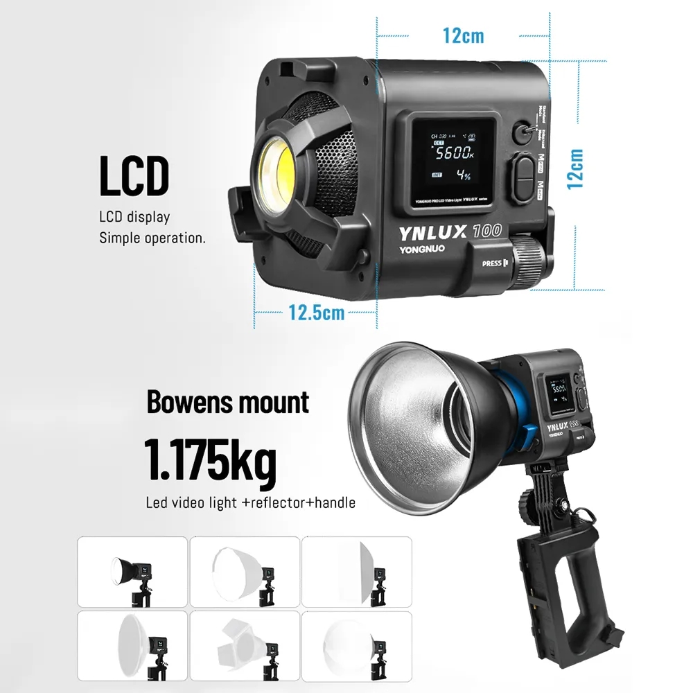 YONGNUO YNLUX100 100W 3200K-56 - Lighting In Photography Studio review and price