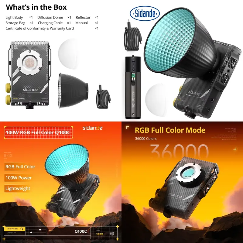 Brand For Sidande Q100C Q100Li - Photography Lighting Portable review and price