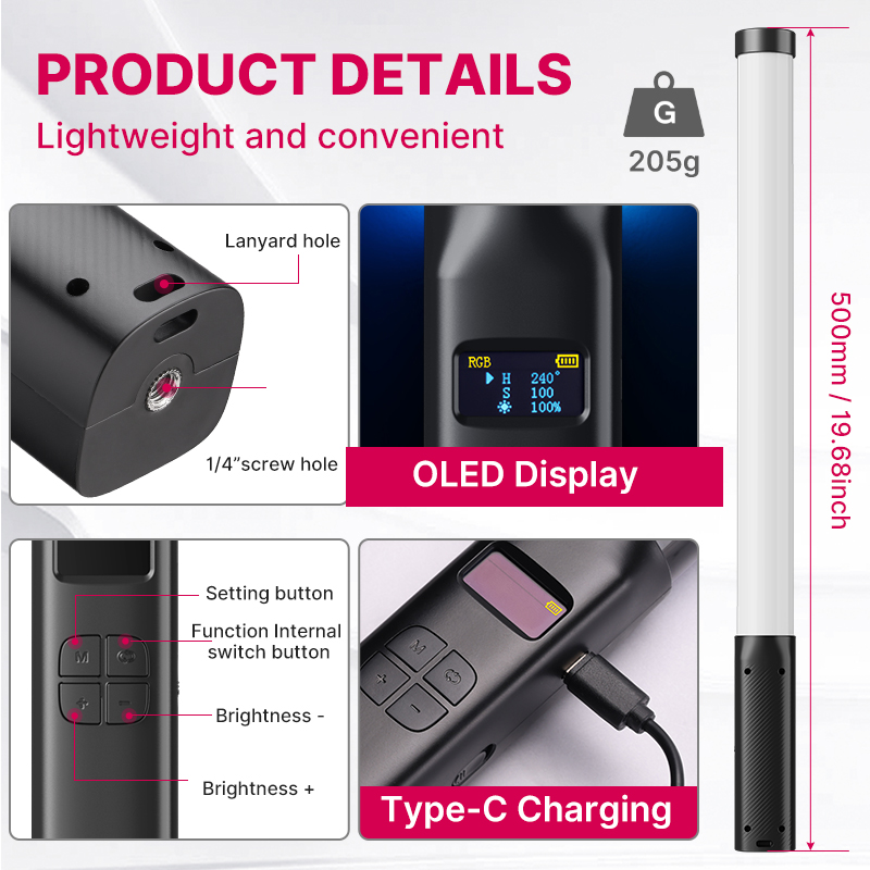 Ulanzi VL119 Handheld RGB Colo - Photography Lighting System review and price