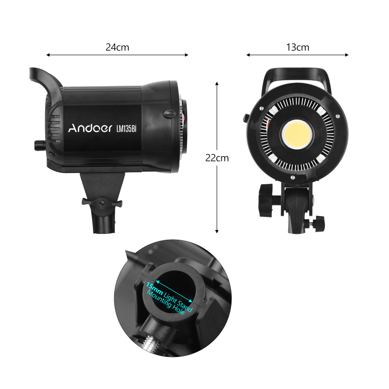 Andoer LM135Bi Portable LED Ph - Photography Lighting System review and price