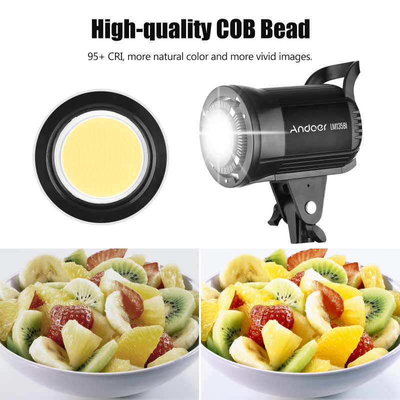 Andoer LM135Bi Portable LED Ph - Photography Lighting System review and price