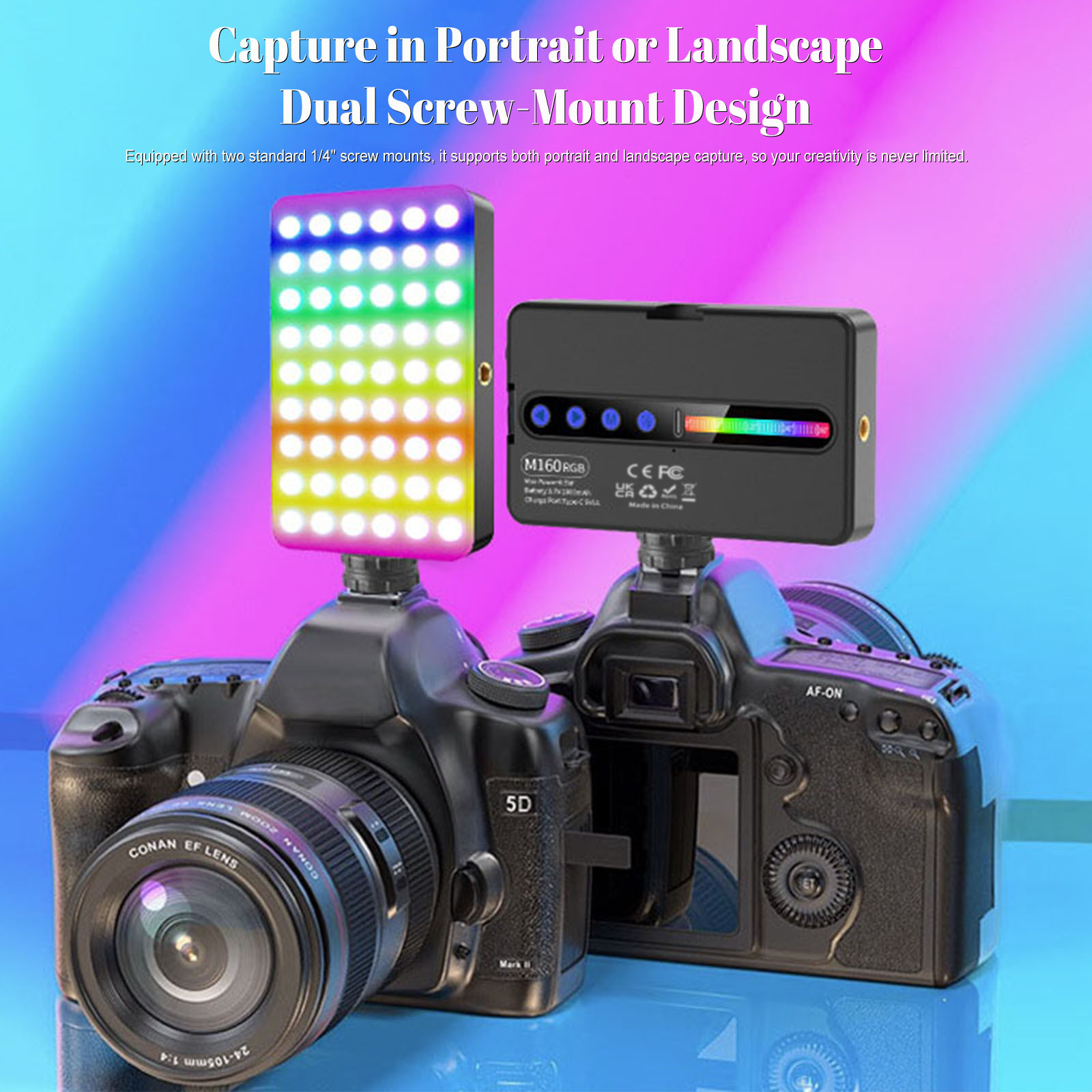 6.5W RGB LED Video Light 2700K - Photography Lighting Types review and price