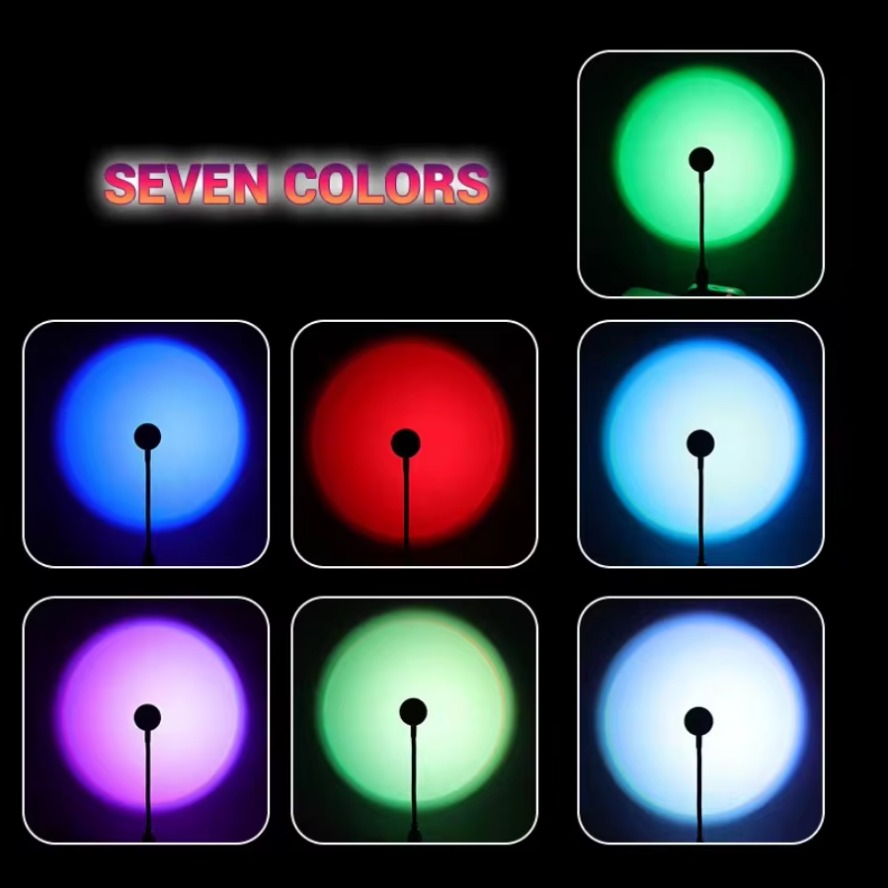 Led 5V Colorful USB Sunset Lam - Photography Lighting Mood review and price