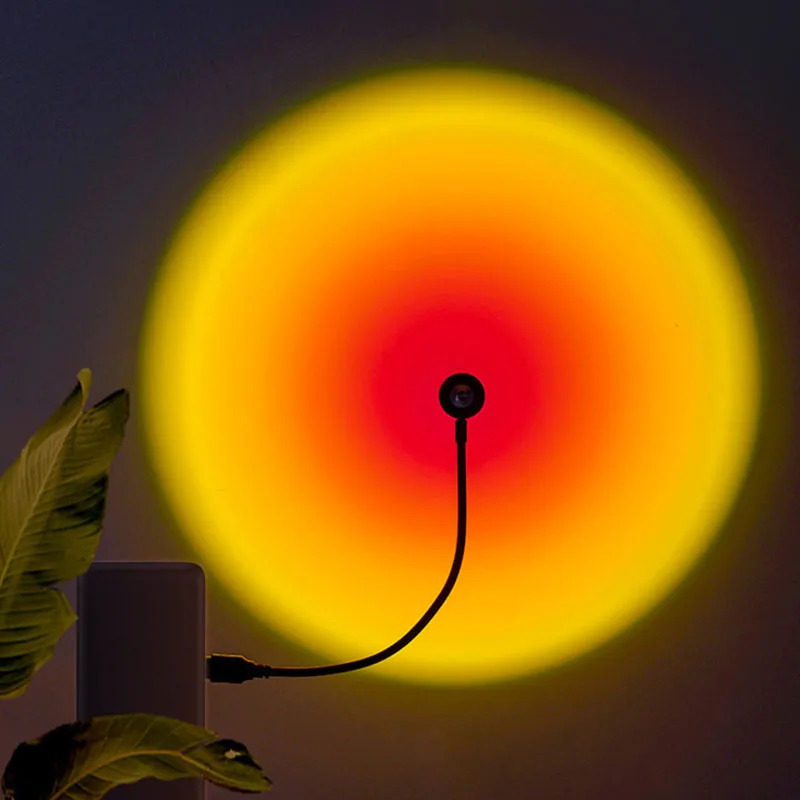 1-4pcs Sunset Lamp LED Rainbow - Photography Lighting Wall review and price