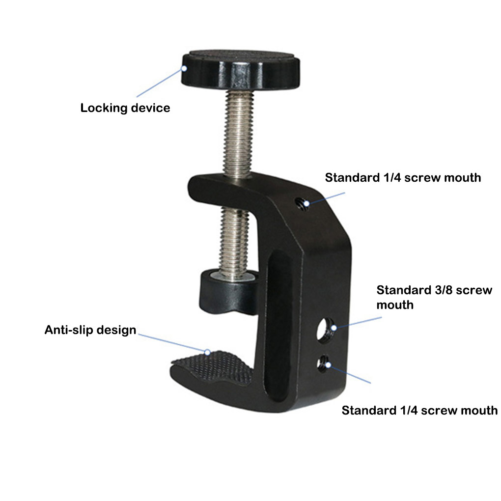 C- Shaped Clamp Aluminum Alloy - Photography Lighting Types review and price
