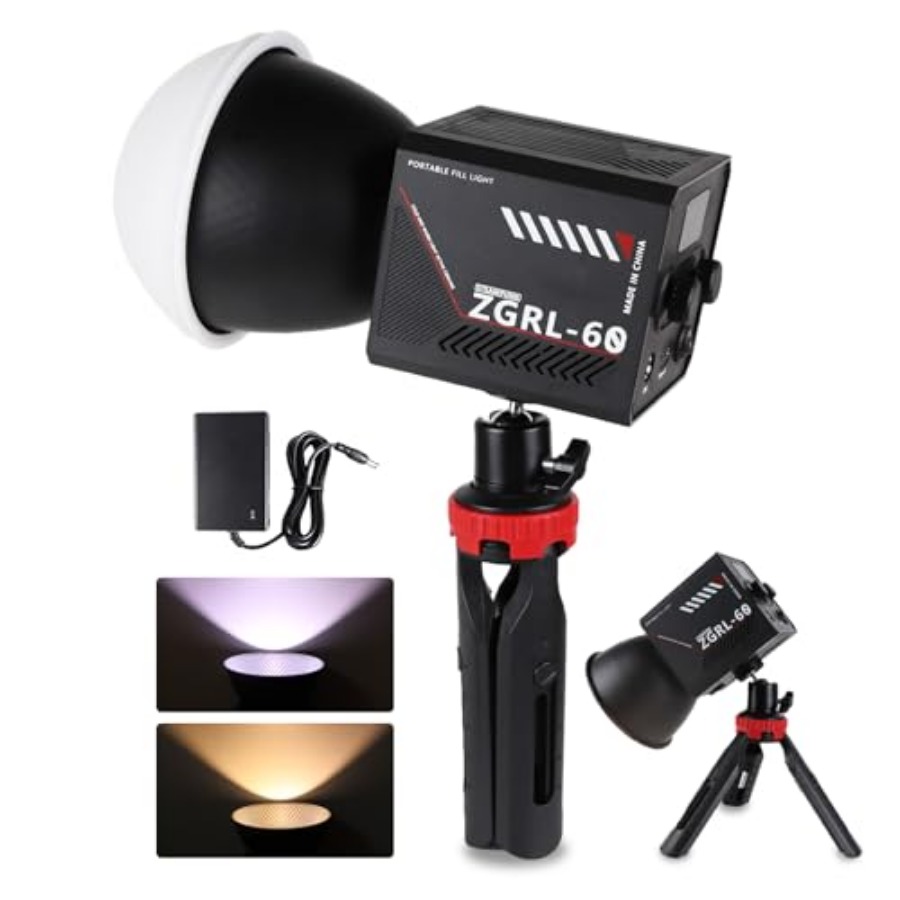 60W COB LED Video Light Handhe - Photography Lighting Portable review and price