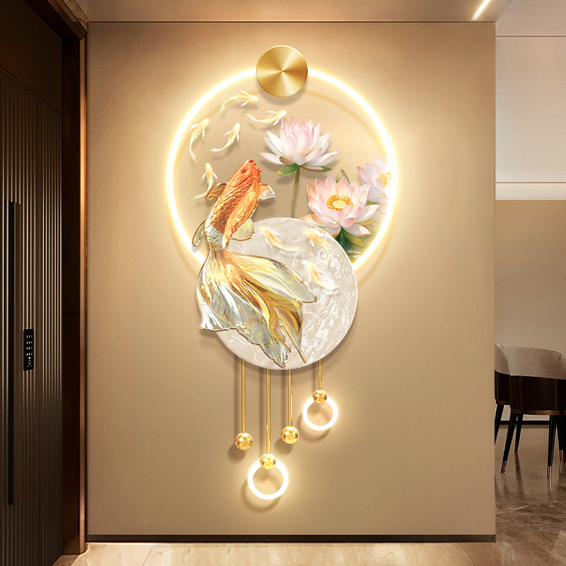 Home Decoration Koi Fish Entra - Photography Lighting Wall review and price