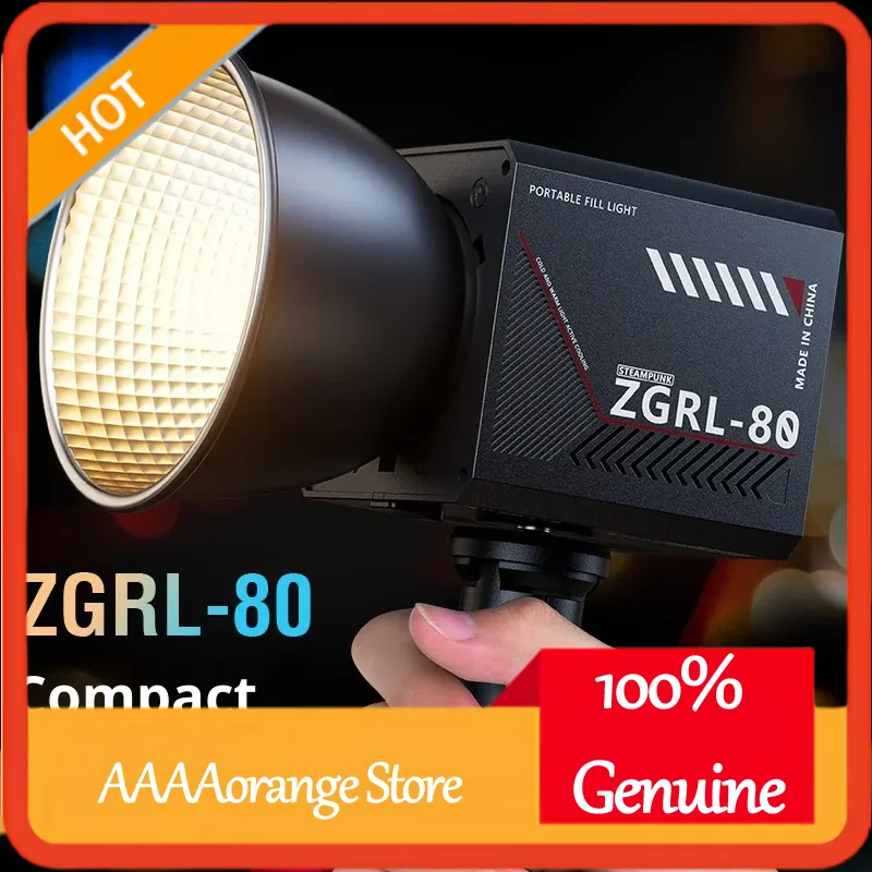 ZGRL80 80W COB LED Video Light - Photography Lighting System review and price