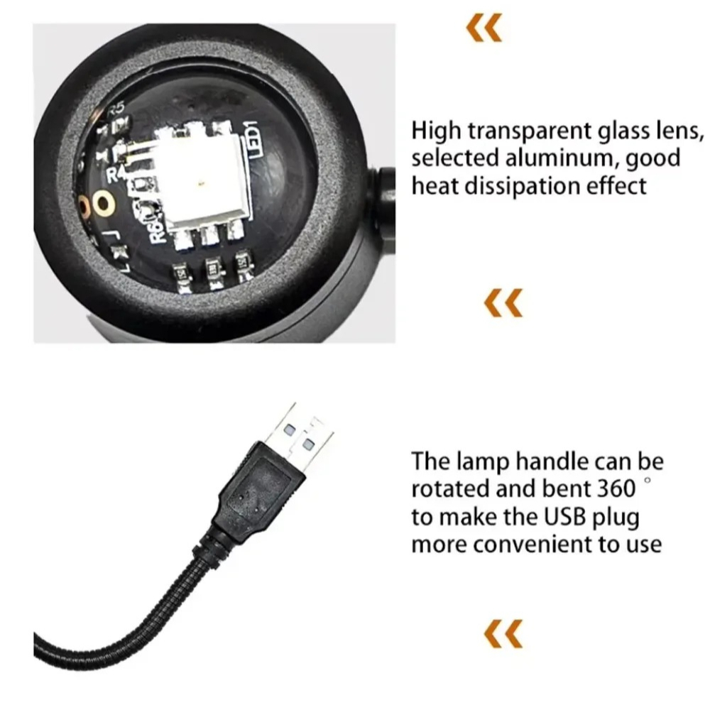 LED RGB Sunset Projection Lamp - Photography Lighting Mood review and price