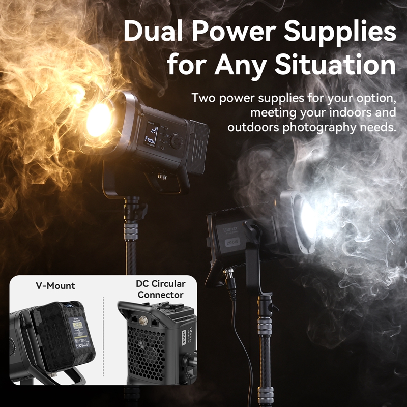 Ulanzi VL-200Bi 200W Bi-Color  - Photography Lighting System review and price
