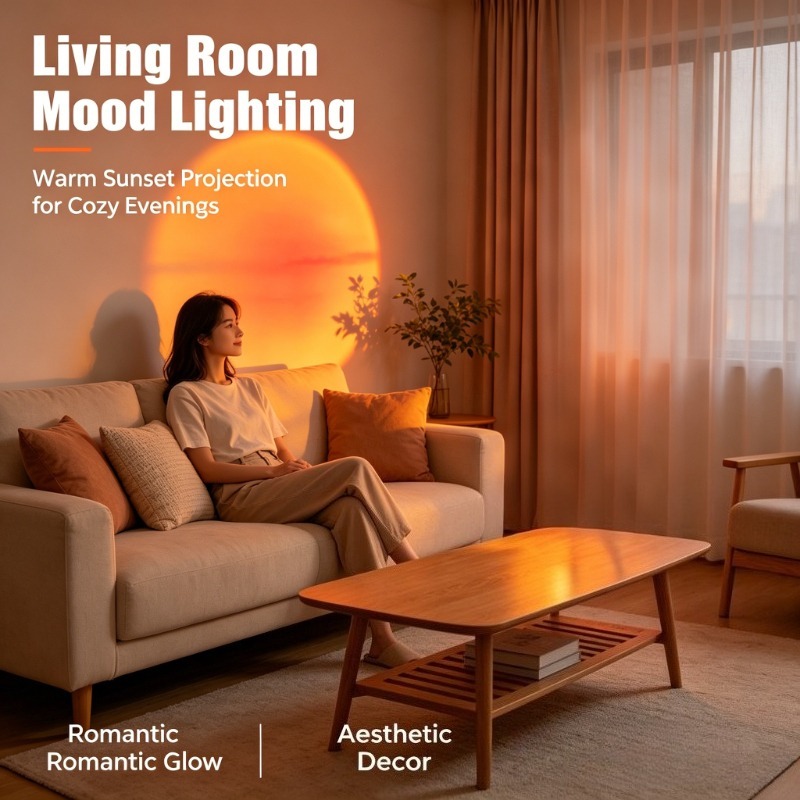 USB Sunset Lamp, Aesthetic Pro - Photography Lighting Mood review and price