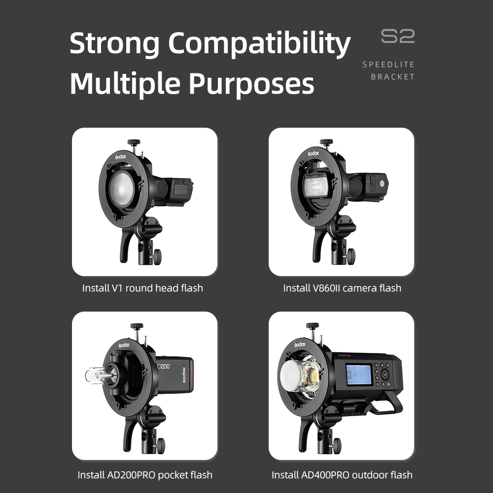 Godox S2 Bowens Mount Flash S- - Godox Speedlite Flash review and price