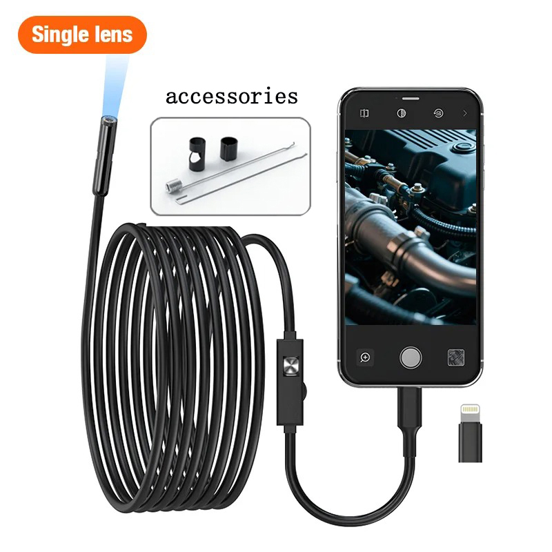 Single/Dual Lens Endoscope Cam - Photography Lighting Effects review and price