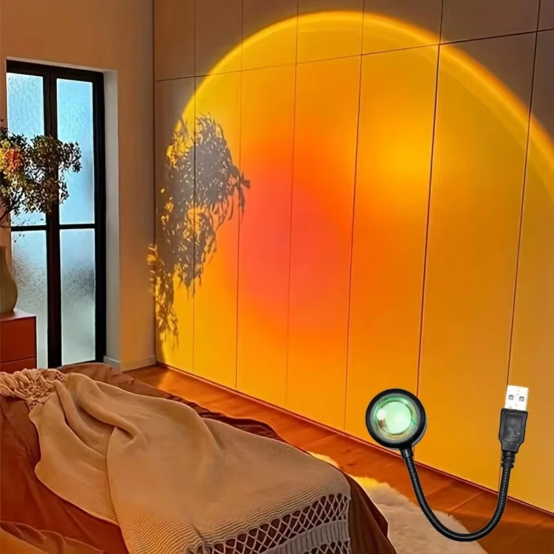 Mini USB ED Sunset Lamp Nightl - Photography Lighting Mood review and price
