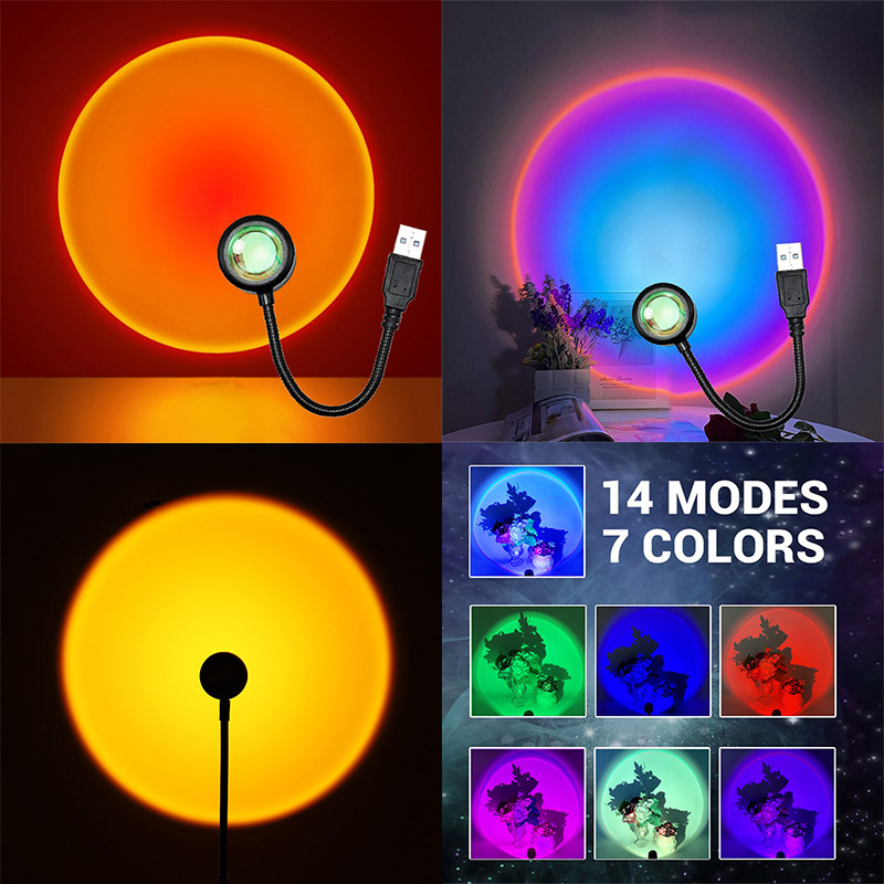 ZK40 LED Sunset Lamp Nightligh - Photography Lighting Mood review and price