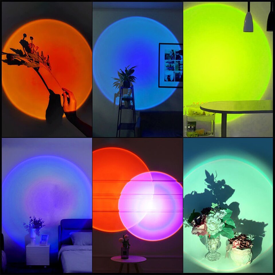 ZK40 LED Sunset Lamp Nightligh - Photography Lighting Mood review and price