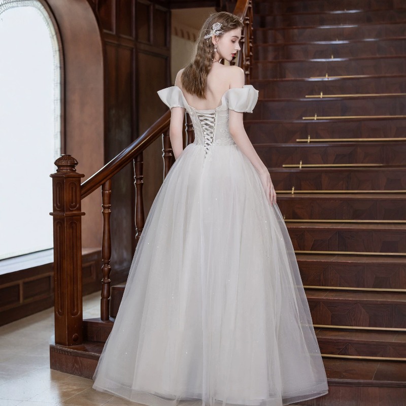 One Shoulder Light Wedding Dre - Photography Natural Lighting Basics review and price