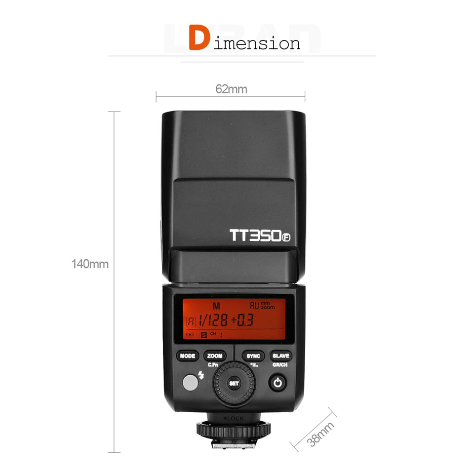 Godox TT350 C/N/S/F/O Mini TTL - Godox Speedlite Flash review and price
