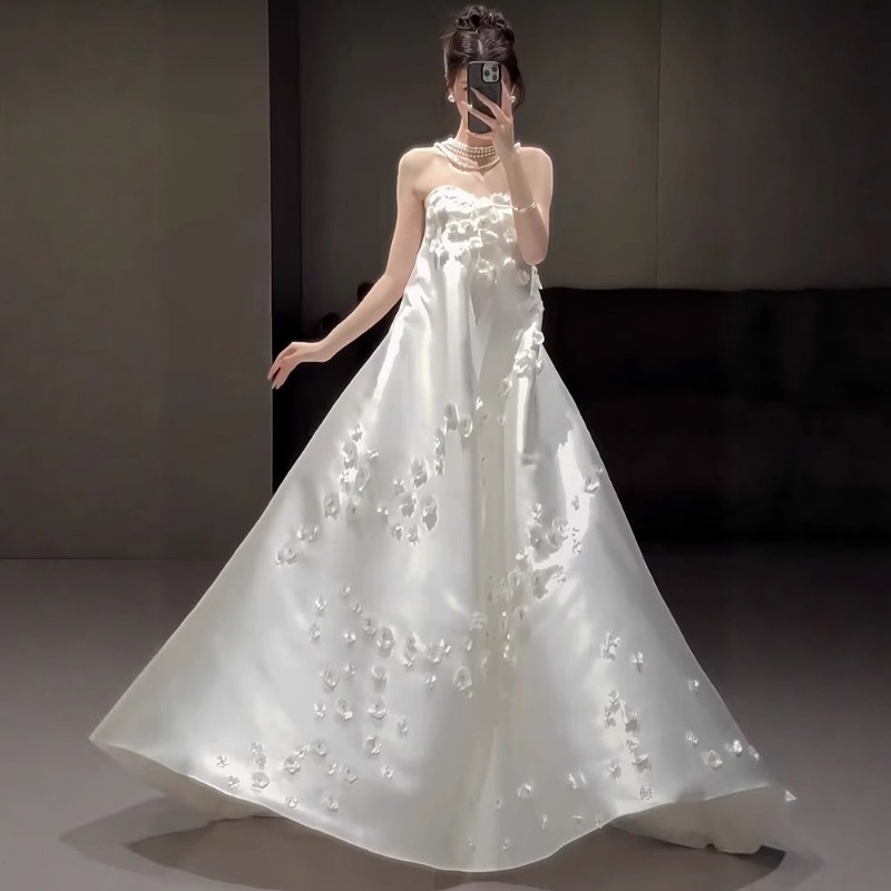 French Strapless Satin Wedding - Photography Natural Lighting Basics review and price