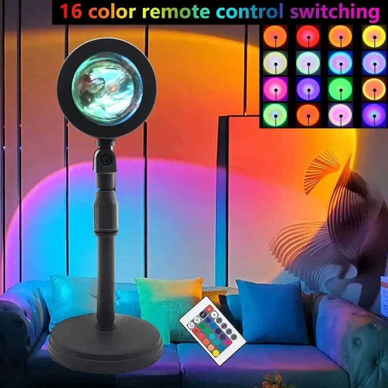 16 Color Sunset Lamp,RGB Mood  - Photography Lighting Mood review and price