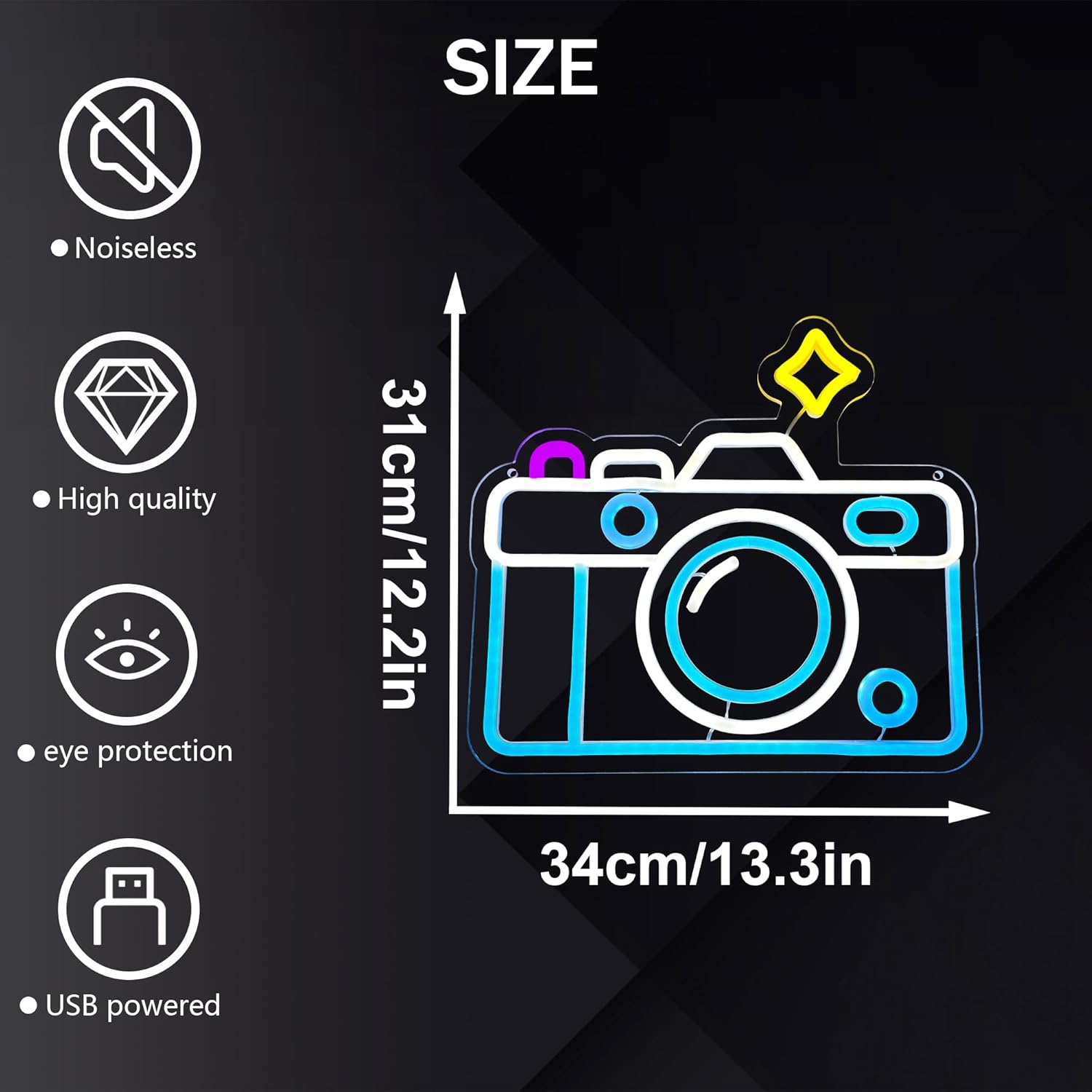 Neon Signs for Wall Decor, Pho - Photography Lighting Wall review and price