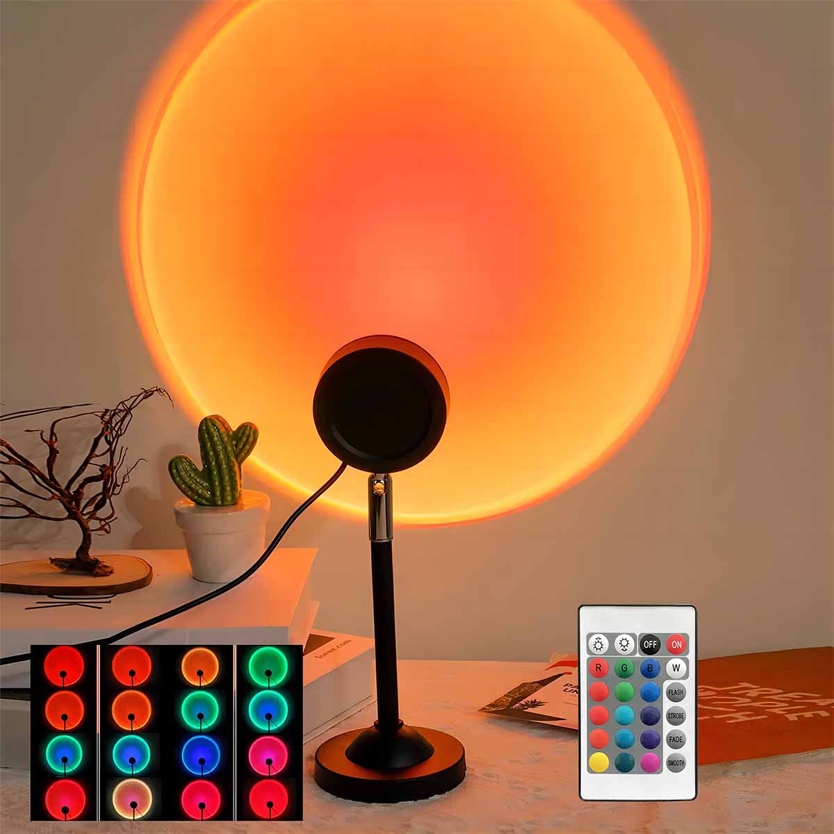 Sunset Projection Light Remote - Photography Lighting Wall review and price