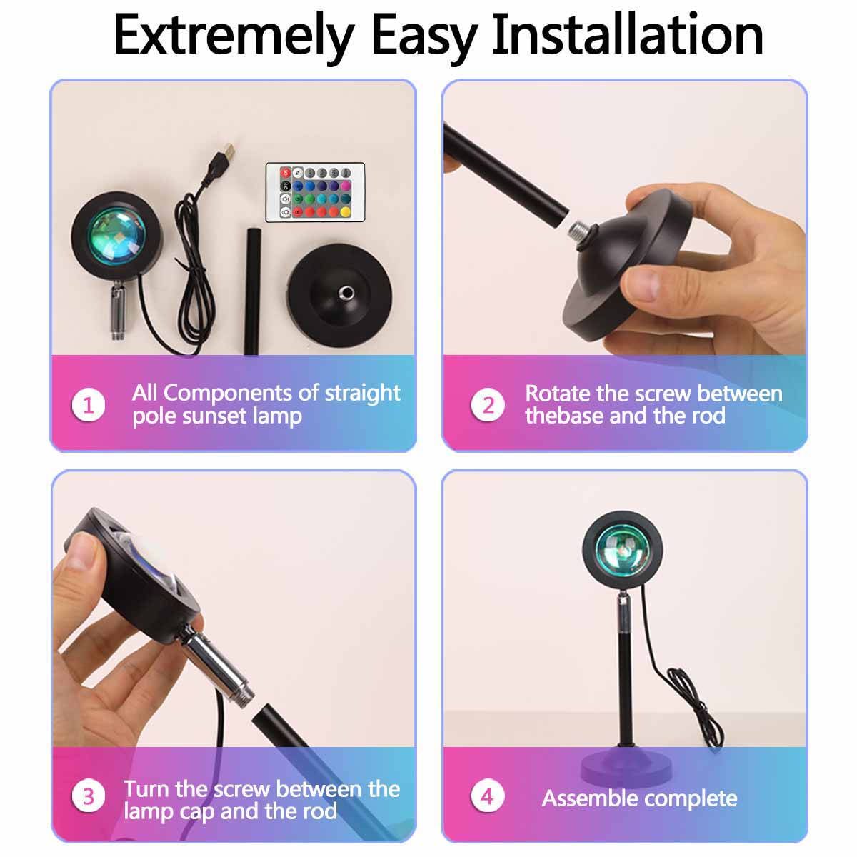 Sunset Projection Light Remote - Photography Lighting Wall review and price